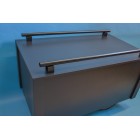 Kindersargwagen mit Führungsstangen schwarz